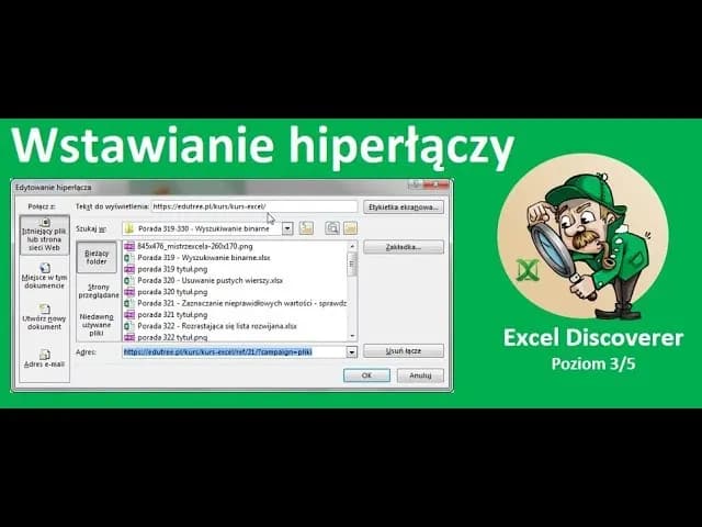 Jak wstawić hiperłącze w Excelu - proste kroki, które musisz znać
