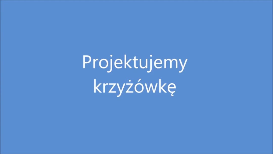 Jak zrobić krzyżówkę w PowerPoint – proste kroki i skuteczne triki