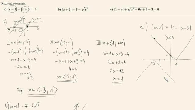 Jak rozwiązać równanie z wartością bezwzględną - uniknij najczęstszych błędów