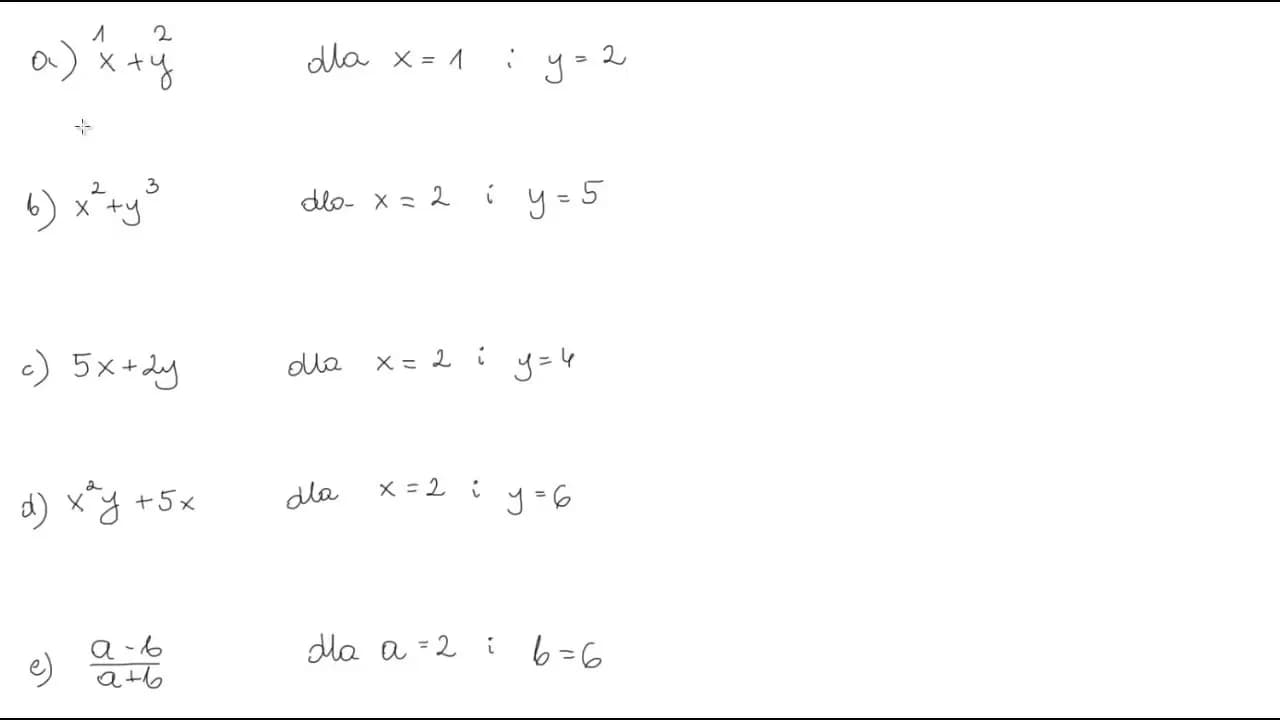Jak obliczyć wartość wyrażenia algebraicznego bez błędów i stresu