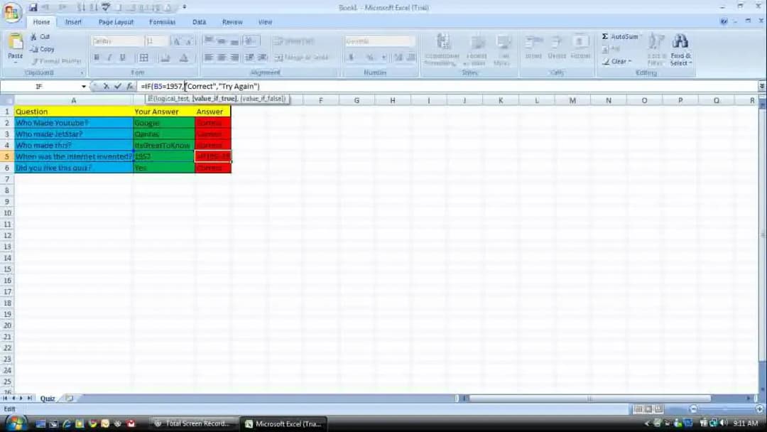 Jak zrobić quiz w Excelu - proste kroki, które ułatwią Ci zadanie