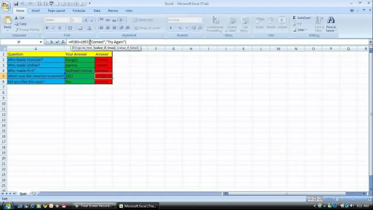 Jak zrobić quiz w Excelu - proste kroki, które ułatwią Ci zadanie
