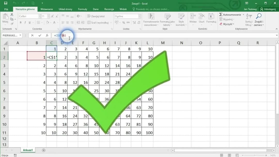 Jak zrobić tabliczkę mnożenia w Excelu - proste kroki i porady