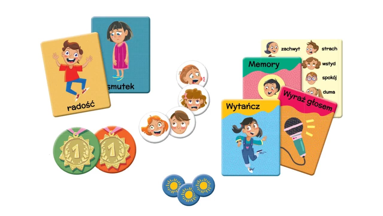 Co za emocje gra edukacyjna - rozwijaj emocjonalną inteligencję dziecka